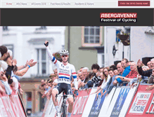 Tablet Screenshot of abergavennyfestivalofcycling.co.uk